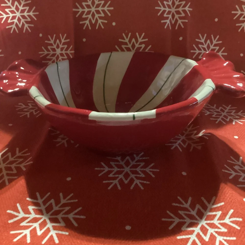 Sleigh Bell Bistro Holiday Candy Dish